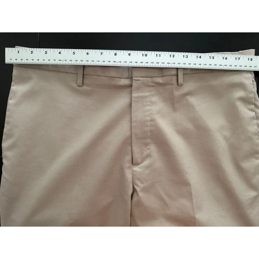 Banana Republic Chino Pant Men 36x31* Slim Traveler Caribbean Sand Khaki Trouser